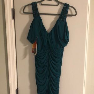 Badgley mischka size 12 evening gown black tie